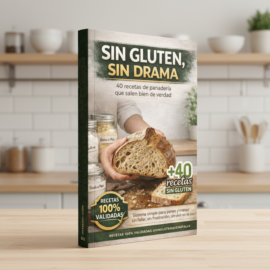 Sin Gluten Sin Drama 40 recetas panadería SIN TACC + 6 BONOS DE REGALO